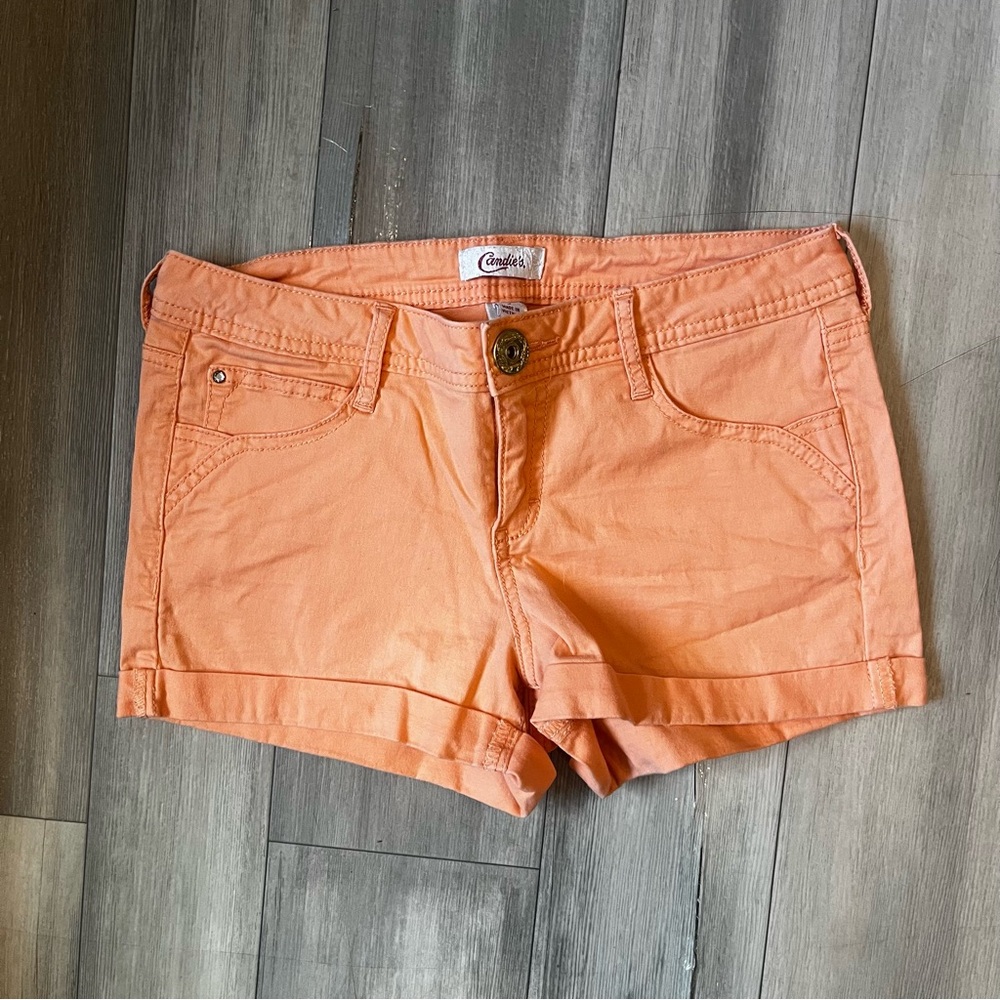 Candie's High Waist Orange Women's Shorts